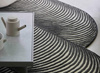 Gan Giro Black&White rug 264 x 363