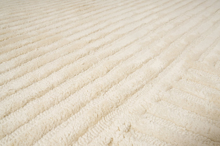 Carpet Decor Siera Ivory Oval Handmade Collection rug