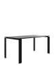  Four Soft Touch 158x79 cm Table Black Black