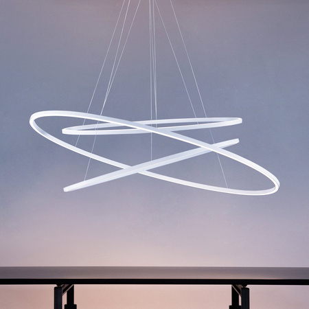Lampa Wisząca Nemo Ellisse Triple 2700 K Biały