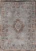 Louis de Poortere Fading World Medallion Grey Ebony rug 8257