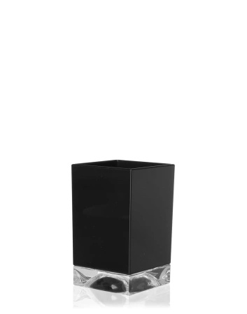 Boxy Toothbrush Mug Black