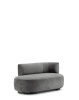 K-Waiting Dormeuse Chenille Lounger Gray