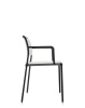 Audrey Chair Black White
