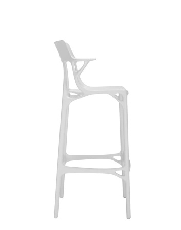 A.I. Stool Recycled 75 cm Bar Chair White
