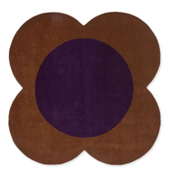 Dywan Orla Kiely Flower Spot CHESTNUT/VIOLET 158401