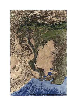 Gan Plastic Rivers Indus Carpet