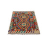 Dywan wełniany kilim afgański wielokolorowy 100038 113x86