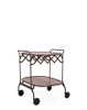 Gastone Book Cart Plum Mat