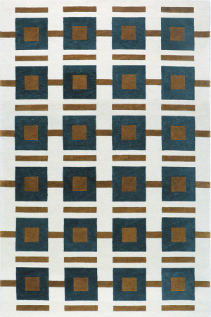 Toulemonde Bochart Elena Bleu vert carpet