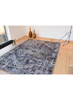 Louis de Poortere Antiquarian Antique Heriz Divan Rug Blue 8707