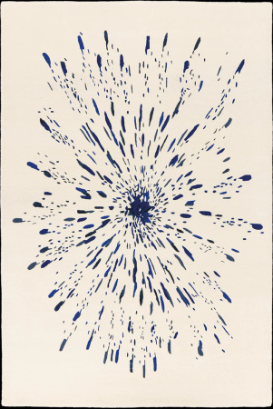 Toulemonde Bochart Paint Blanc Bleu Carpet