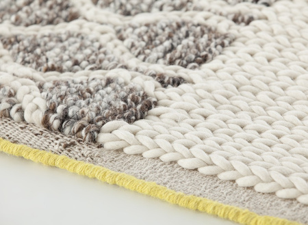 Dywan Gan Mangas Space Rhombus Ivory