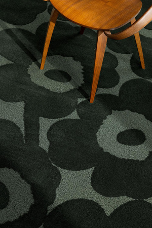 Marimekko Unikko Dark Green rug 132207