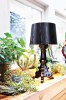 Bourgie White and Gold Table Lamp