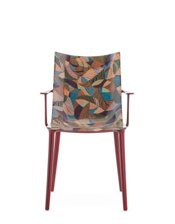 H.H.H. Graphic Impression Chair Maroon Lacquer
