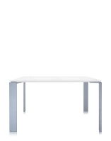 Four Square Soft Touch 128x128 cm Aluminum Table White