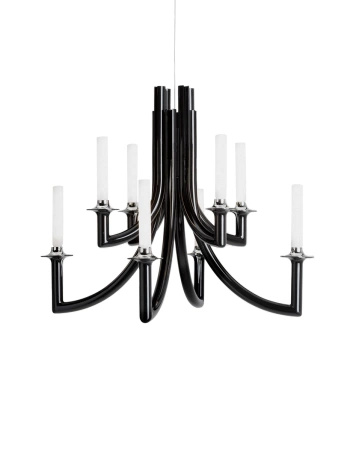 Khan Chandelier Black