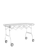  Battista Metallized Trolley White
