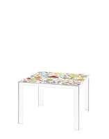 Invisible Table Kids Stolik Dziecięcy Przezroczysty Rysunek