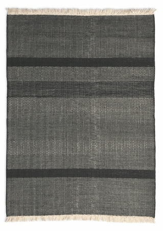 Nanimarquina Tres Texture Black Carpet