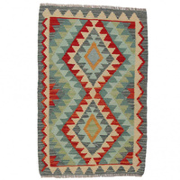 Kelim Khan Wool Carpet 62 x 96 94368