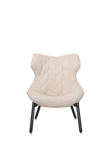 Foliage Trevira Armchair Black Beige