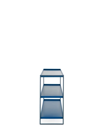 Trays 140 cm x 40 cm Bookcase Blue