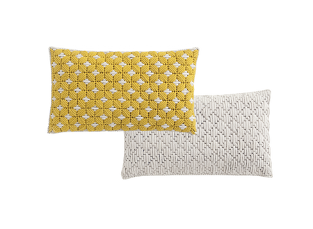 Poduszka Gan Silai Yellow - White