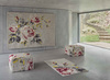 Gan Canevas Flowers Natural Carpet