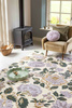 Dywan Laura Ashley Wendling Floral Heather Purple 083104