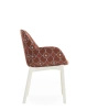 Clap Rubelli Armchair White Brown