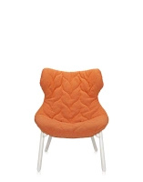 Foliage Trevira Armchair White Orange