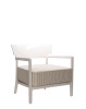  Cara Outdoor Armchair White Beige
