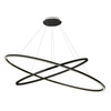 Lampa Wisząca Nemo Ellisse Double 2700 K Czarny