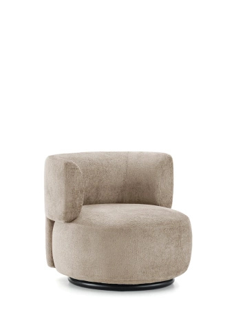 K-Waiting Chenille Armchair Beige