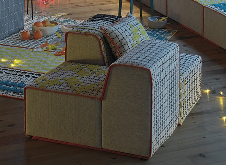 Modular Couch Gan Bandas C Yellow