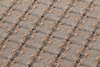 Gan Garden Layers Checks Terracotta Carpet