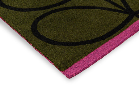Orla Kiely Linear Stem Olive Carpet 464407