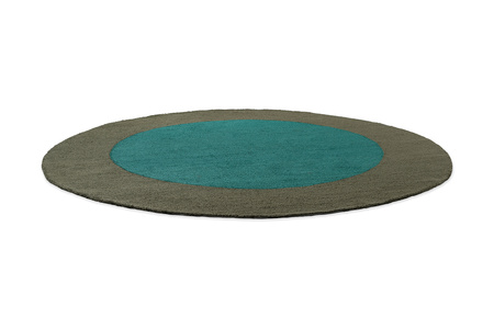Brink&Campman Festival Round Aqua Rug 496308