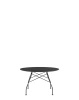 Glossy Marble Round Ø118 cm Black Marquina Table