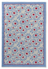 Laura Ashley Thorncliff Daisy Sky Blue Outdoor Rug 480308