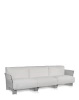 Pop Outdoor Three-Seater Sunbrella Sofa White