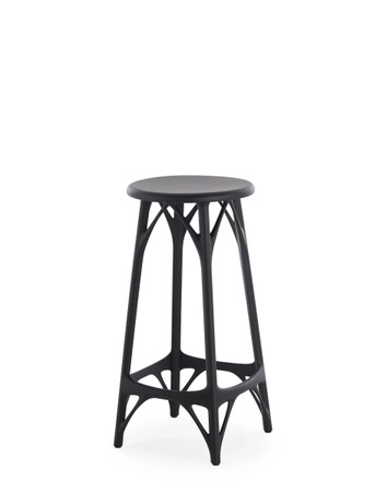 A.I. Stool Light 65 cm Krzesło Barowe Czarny