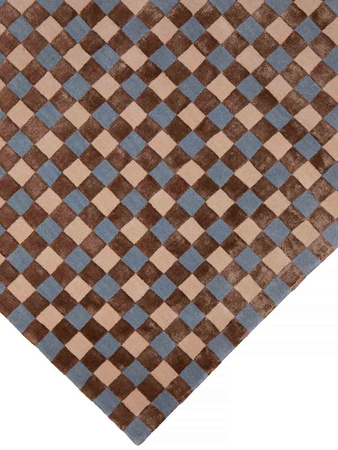 Magda Fornal Flicker Blue Beige Brown carpet 5016