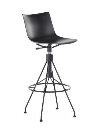 C.Koya Basic Veneer Hocker Black Wood Black FSC™