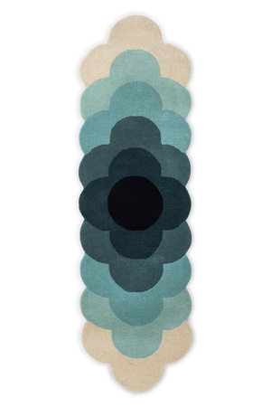 Dywan Orla Kiely Optical Flower Teal 061207