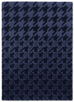 Ted Baker Houndstooth Blue rug 162808