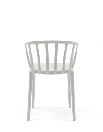 Venice Mat Chair White Matte