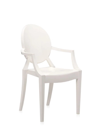 Louis Ghost Chair White